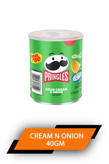 Pringles Cream N Onion 40gm
